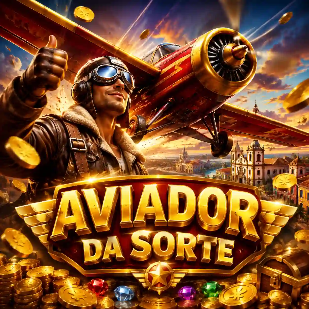 Slot Fortune Rocket com tema espacial e foguete dourado