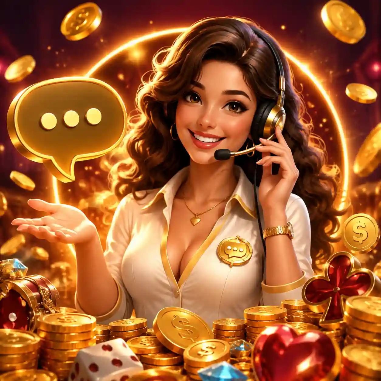 Ícone de chat representando suporte ao cliente da Zeta Dois Bet